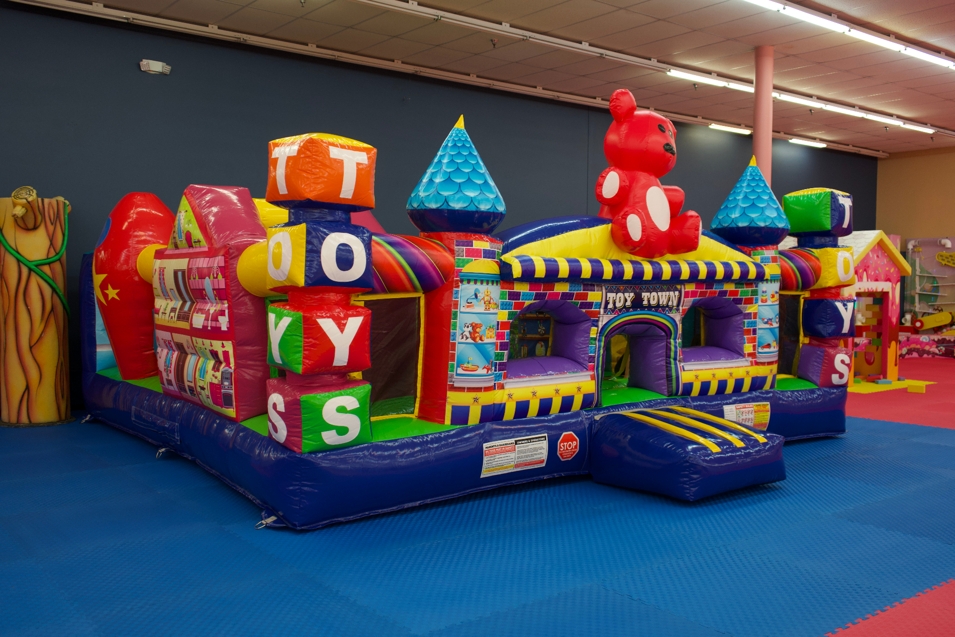 Toy Town bounce house at Star Park Allentown