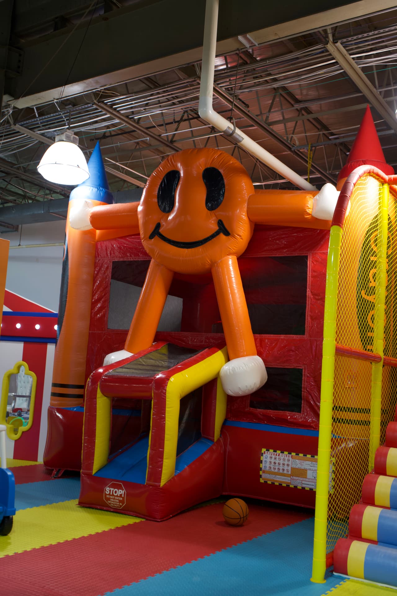 Play equipment in the party area at Star Park Philadelphia