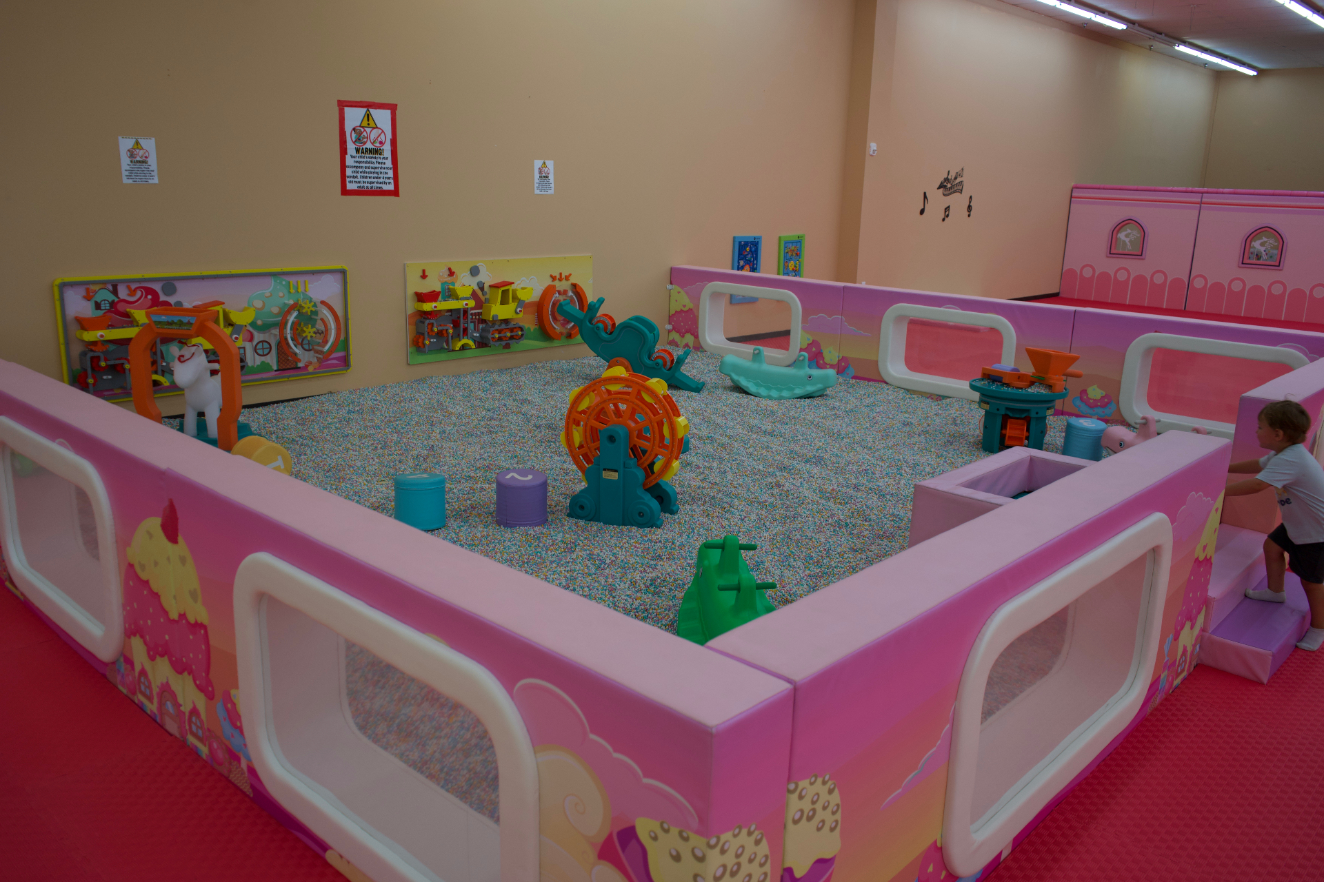 Sand pit play area at Star Park Allentown
