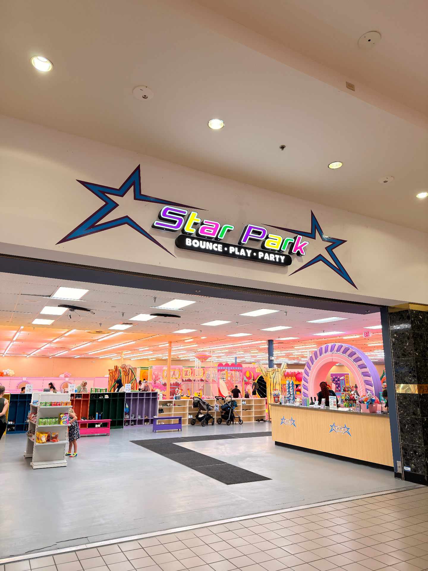 Store entrance at Star Park Allentown